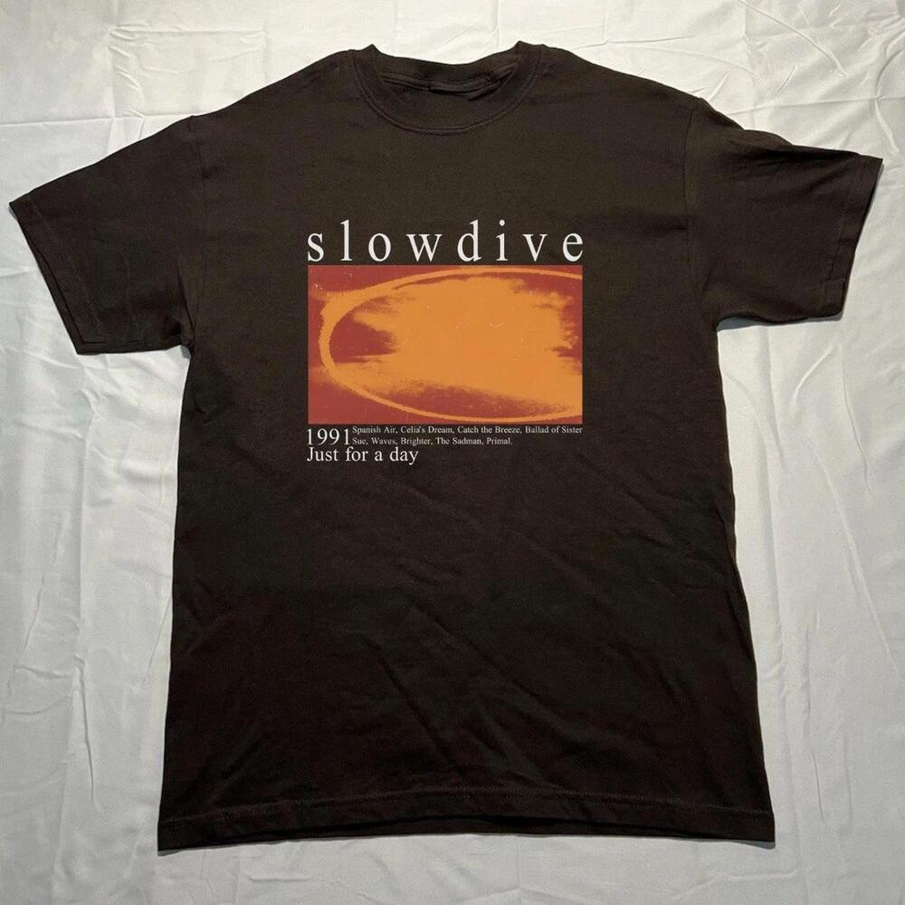 Slowdive Black Band Tee 1